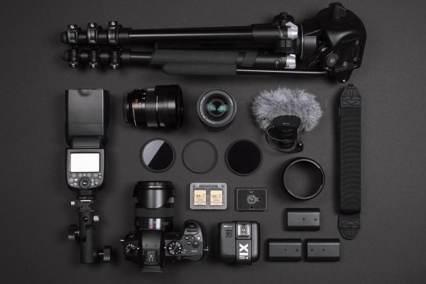 set de equipo fotográfico Sony